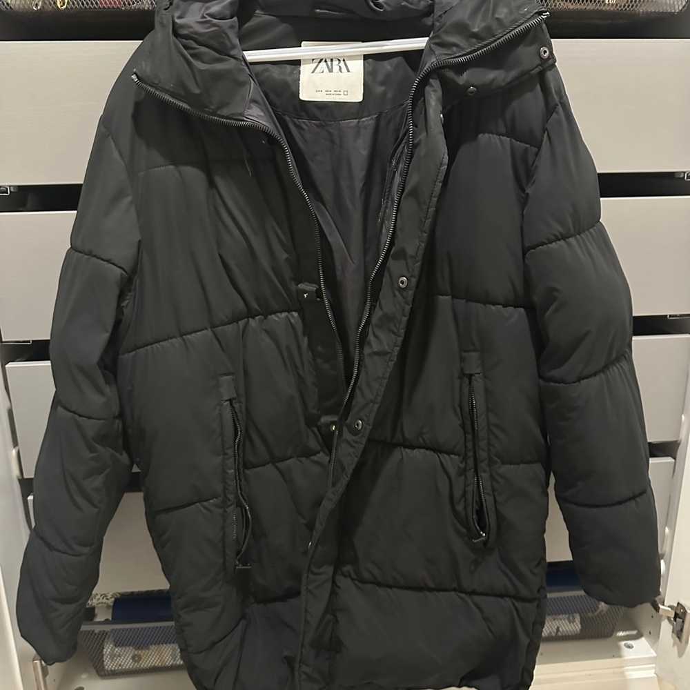 Zara Midi Puffer Coat